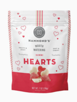Hammond's Candy Red & White Hearts Candy - 7 oz Resealable Bag
