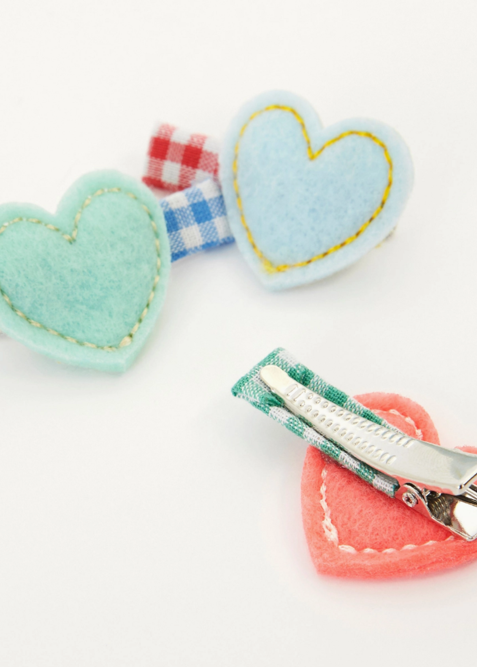Meri Meri Felt Heart Hair Clips