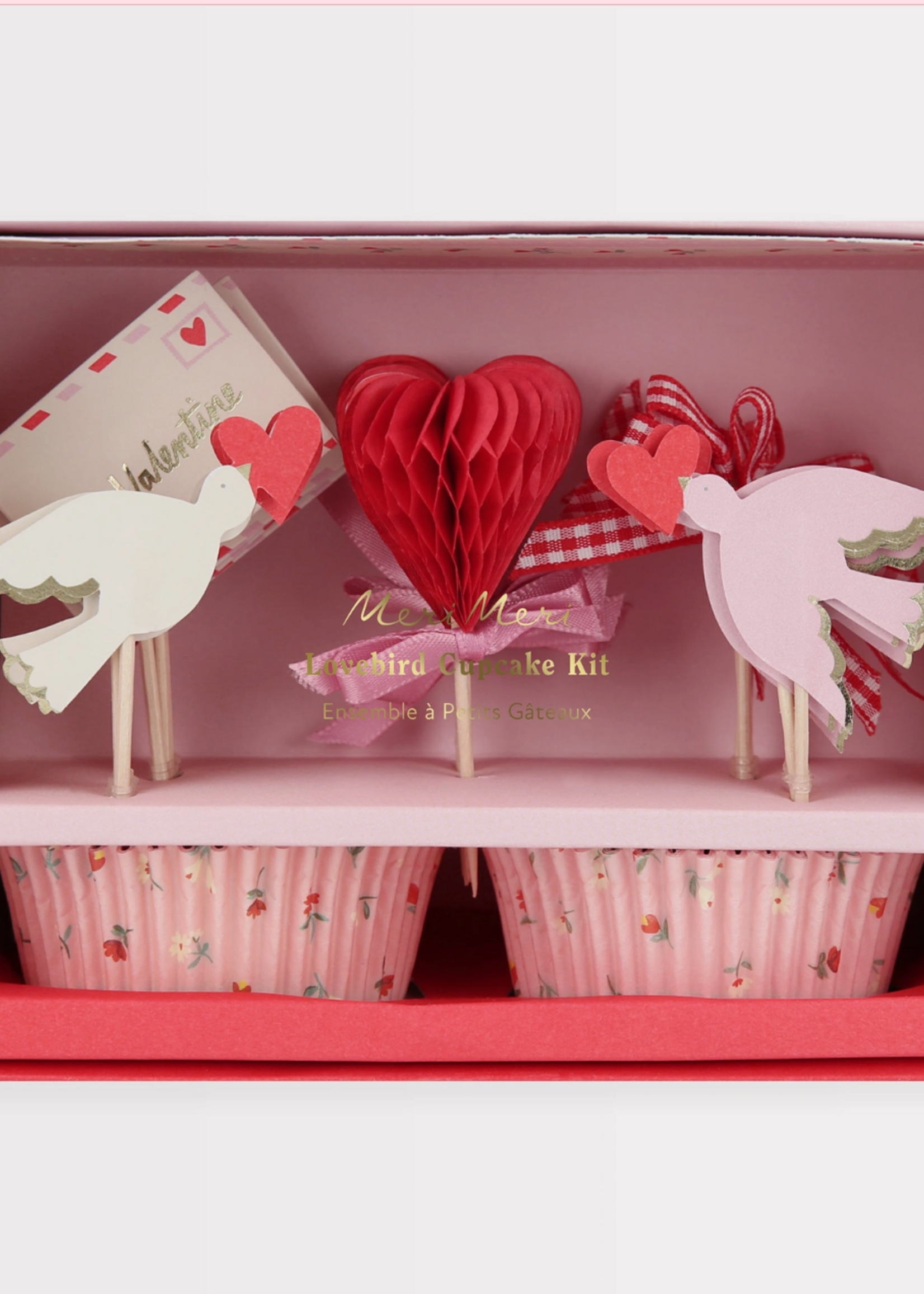Meri Meri Lovebird Cupcake Kit
