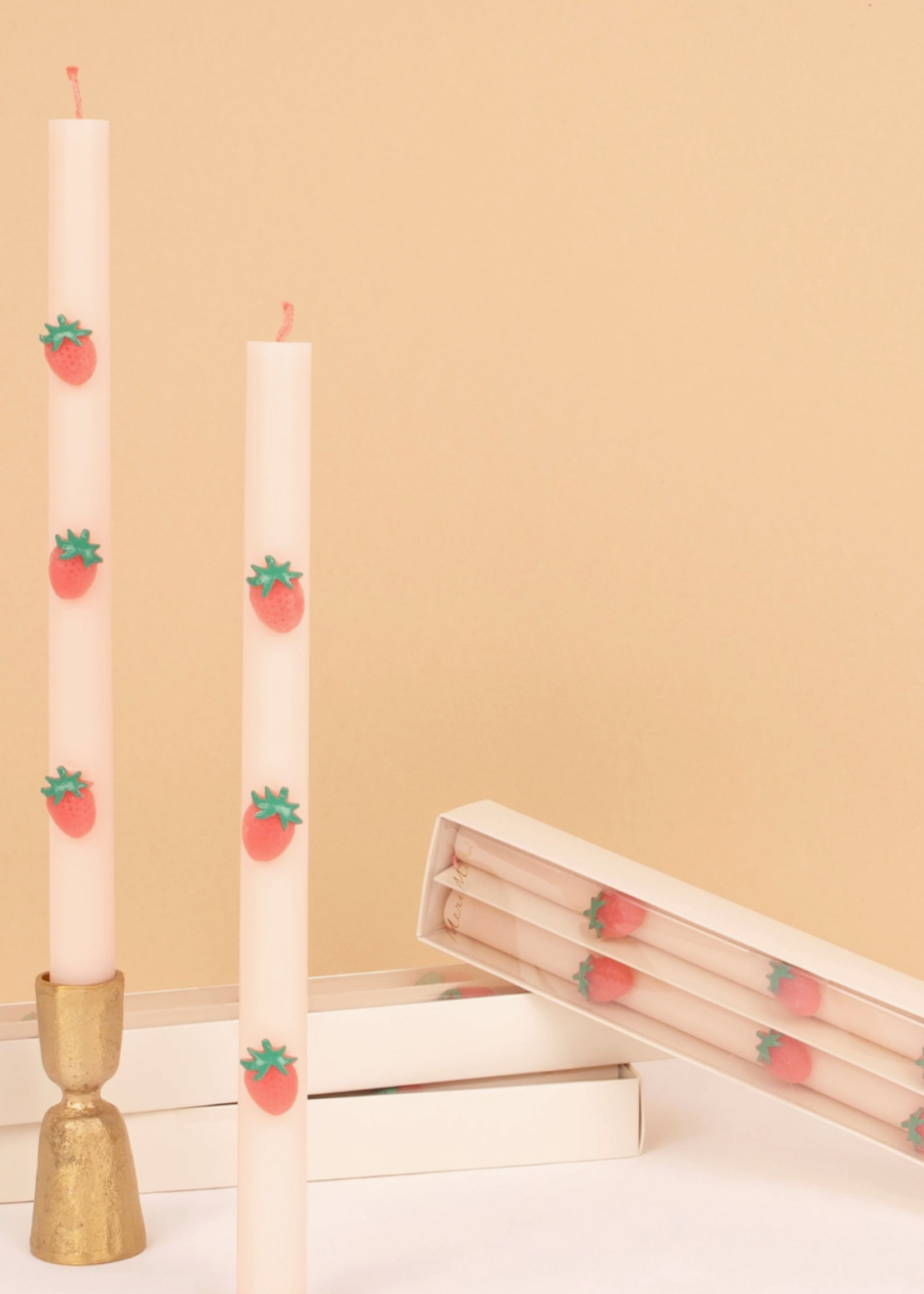 Meri Meri Strawberry Table Candles