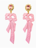 The Pink Reef The Pink Reef Hand-Painted Retro Bow in Pink