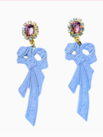 The Pink Reef The Pink Reef Hand-Painted Retro Bow in Lavender