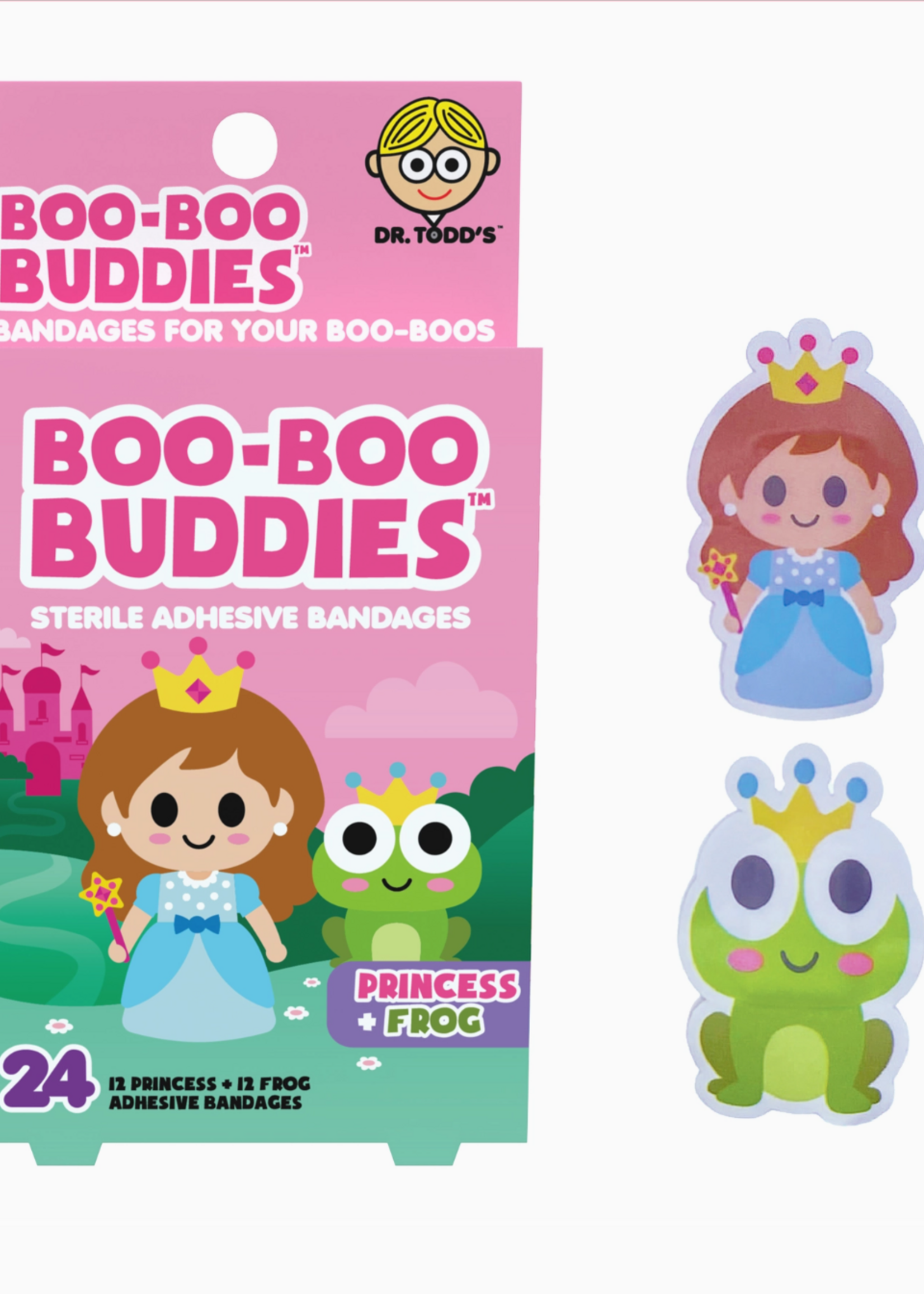 Boo Boo Buddies Boo Boo Buddies Princess and Frog Bandages
