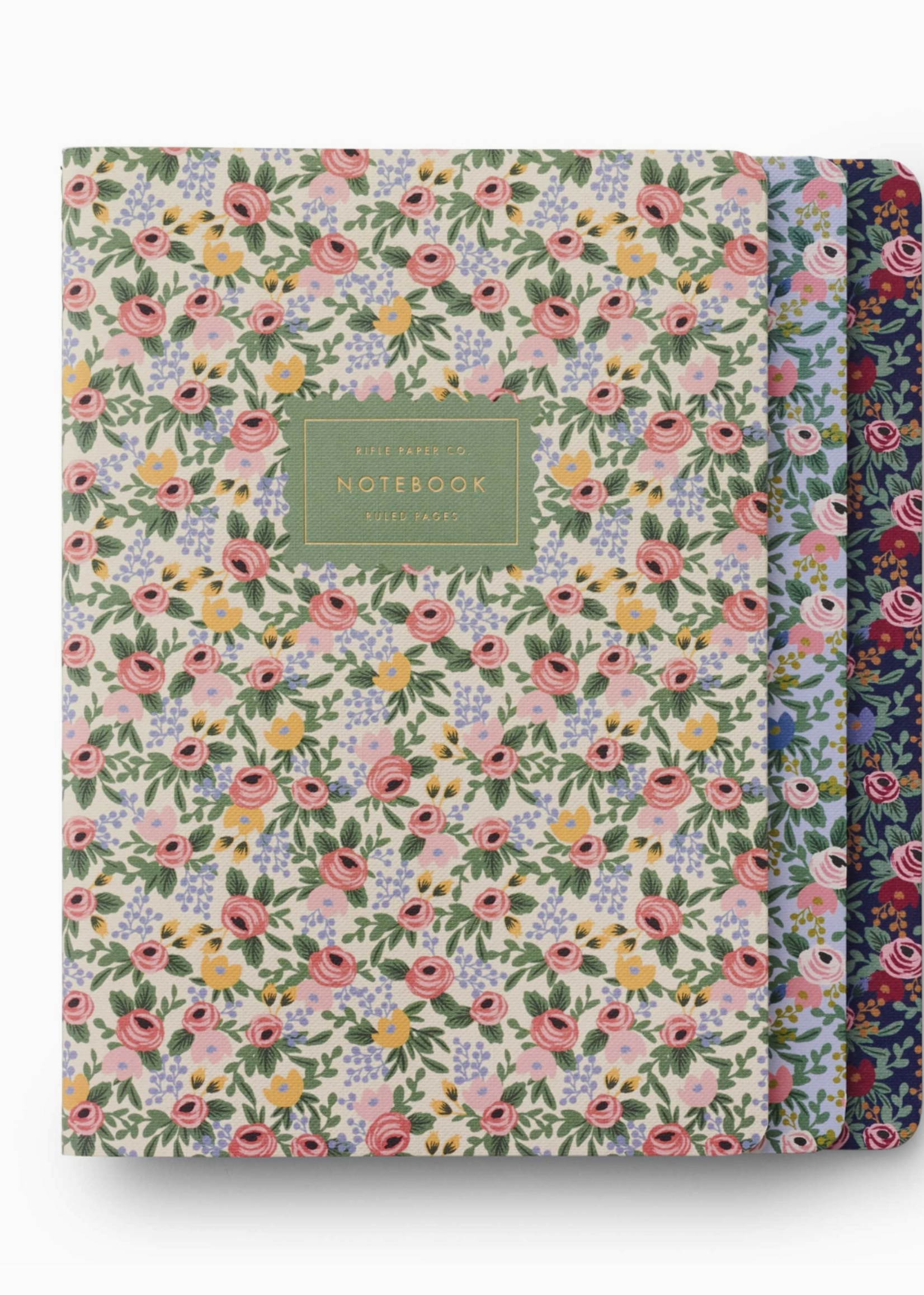 Rifle Paper Co. Assorted Set of 3 Rosa Notebooks