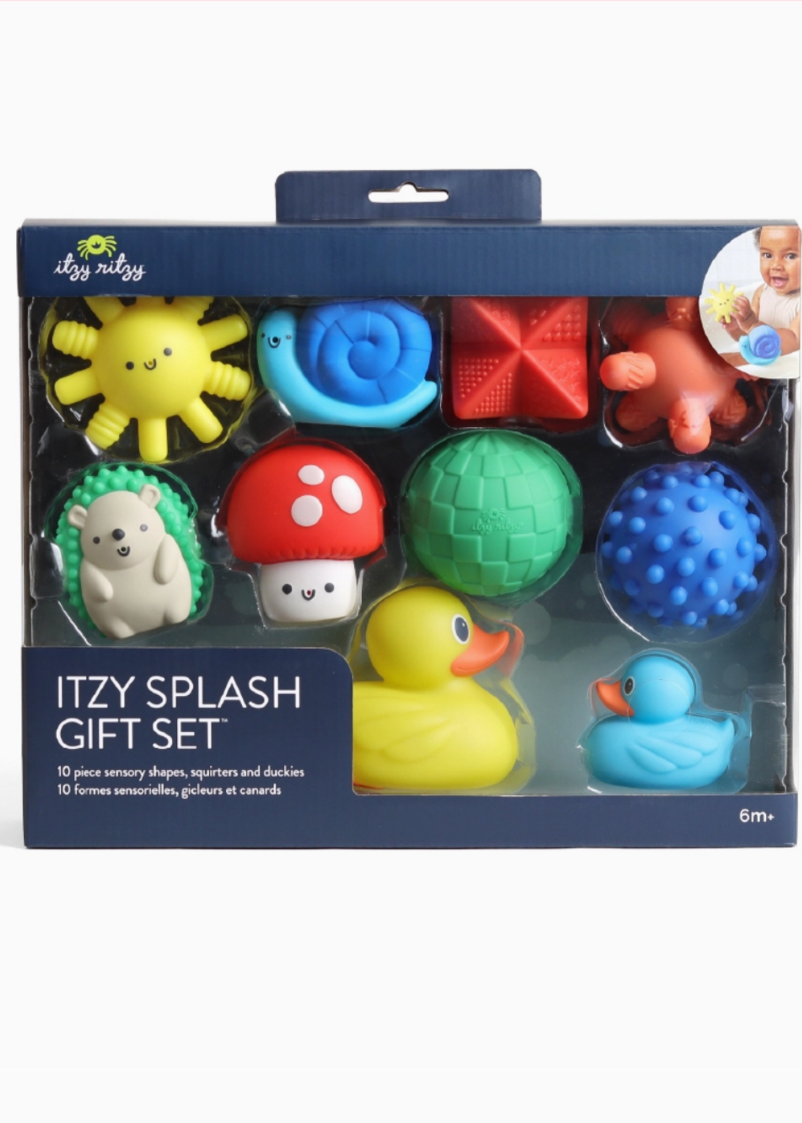 Itzy Ritzy Itzy Splash Gift Set-Soft Bath + Water Toys