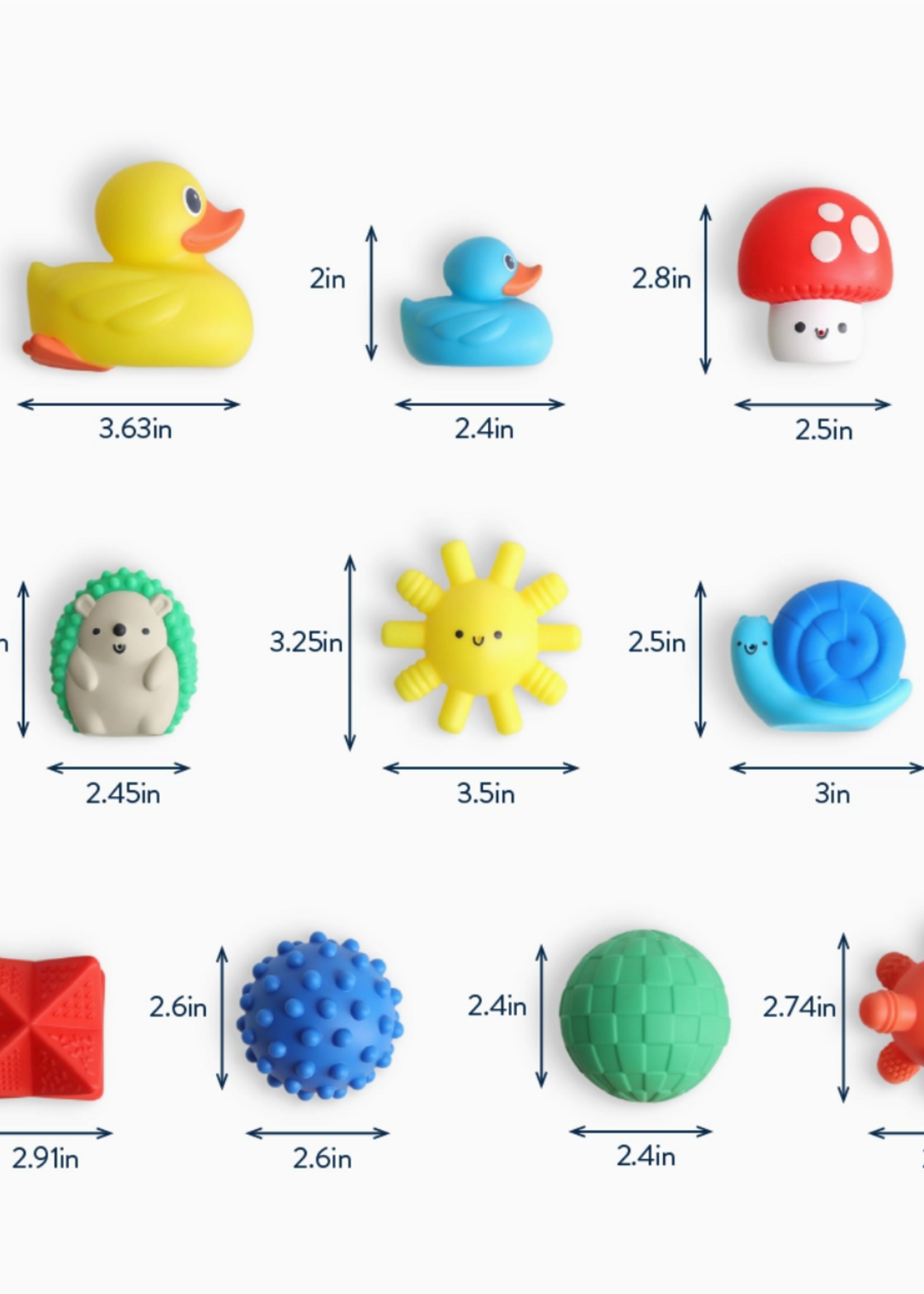 Itzy Ritzy Itzy Splash Gift Set-Soft Bath + Water Toys