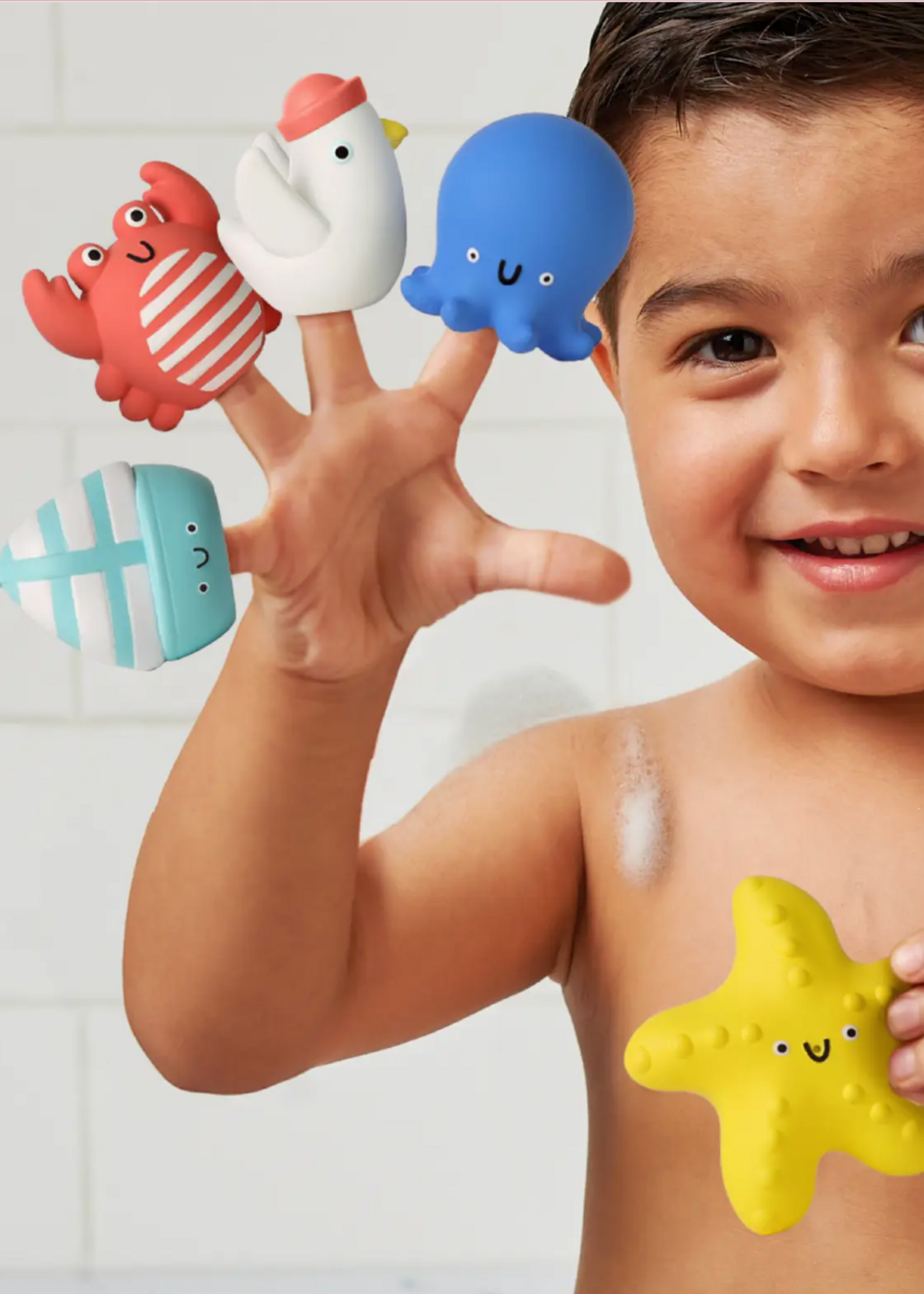 Itzy Ritzy Nautical Itzy Bitzy Puppet - Bath + Storytelli