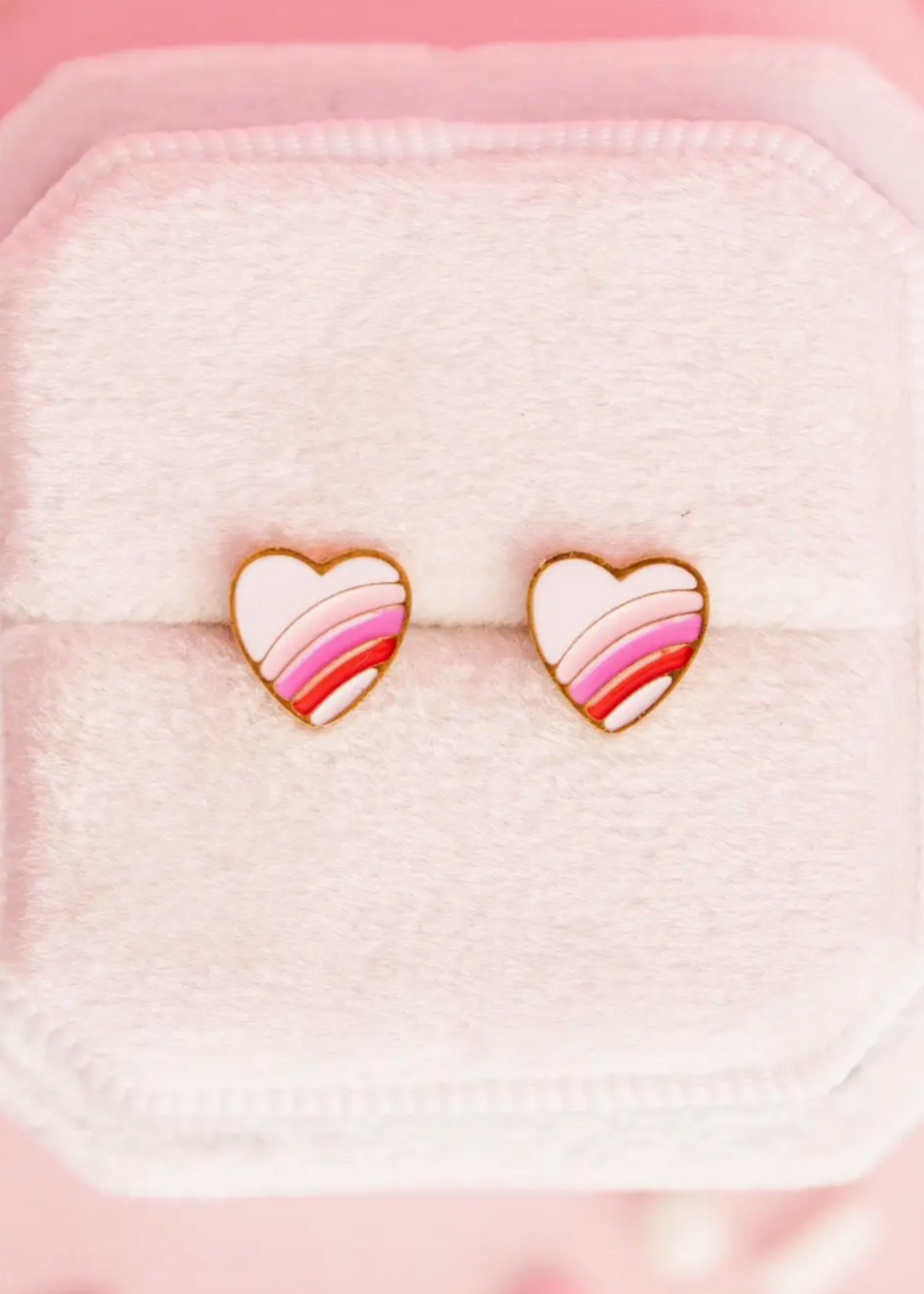 Pierced Rainbow Heart