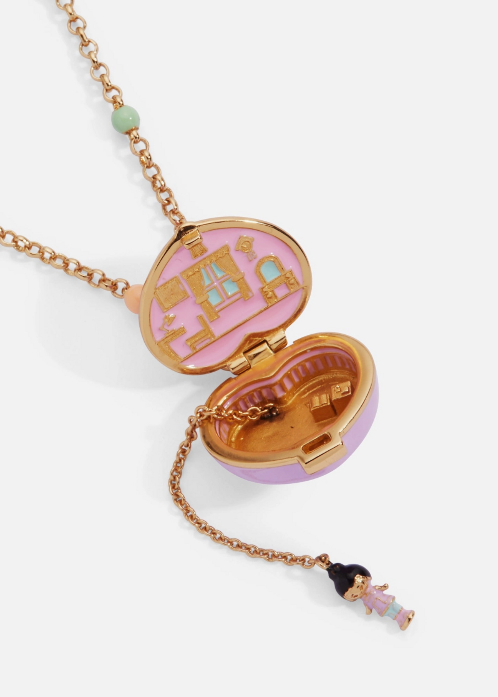 Alex and Ani Polly Pocket House Locket Necklace