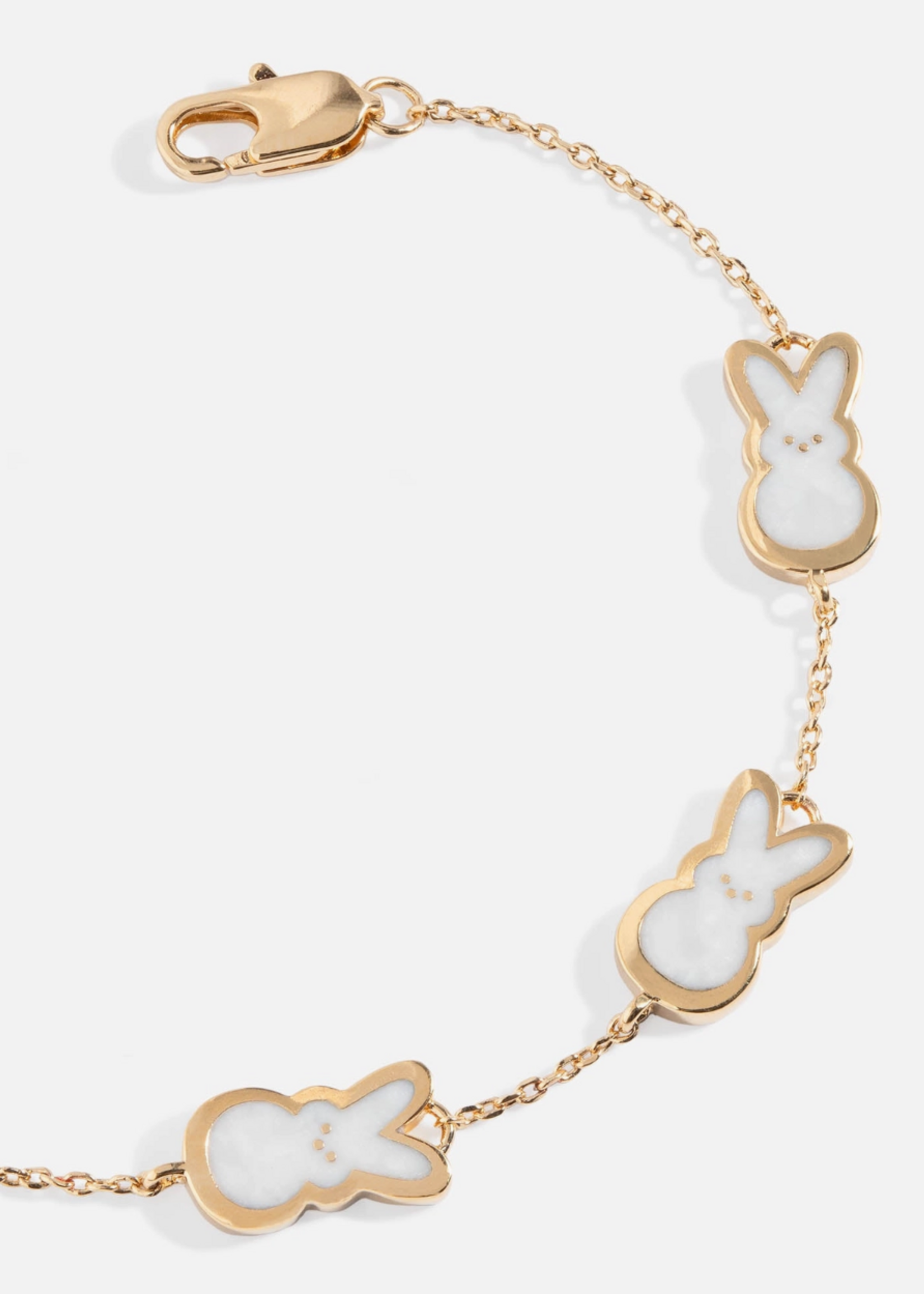 Alex and Ani Peeps Pearlized Bunny Charm Bracelet
