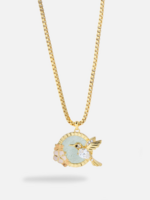 Alex and Ani Hummingbird Gemstone Pendant Necklace