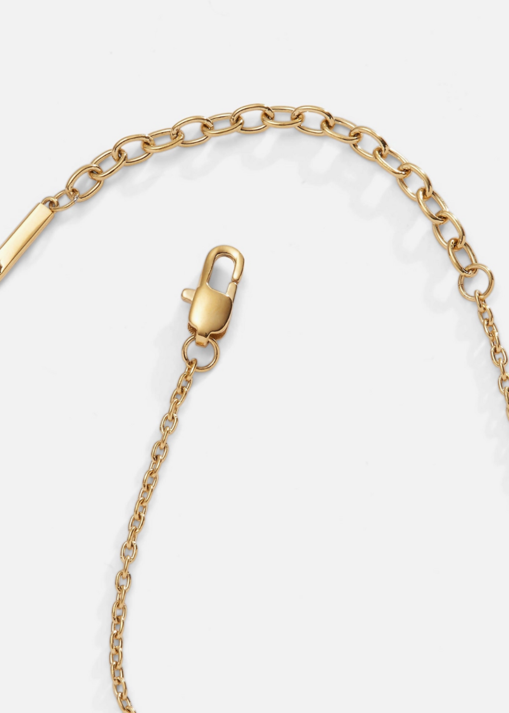 Alex and Ani Crystal Heart Pendant Necklace - Gold