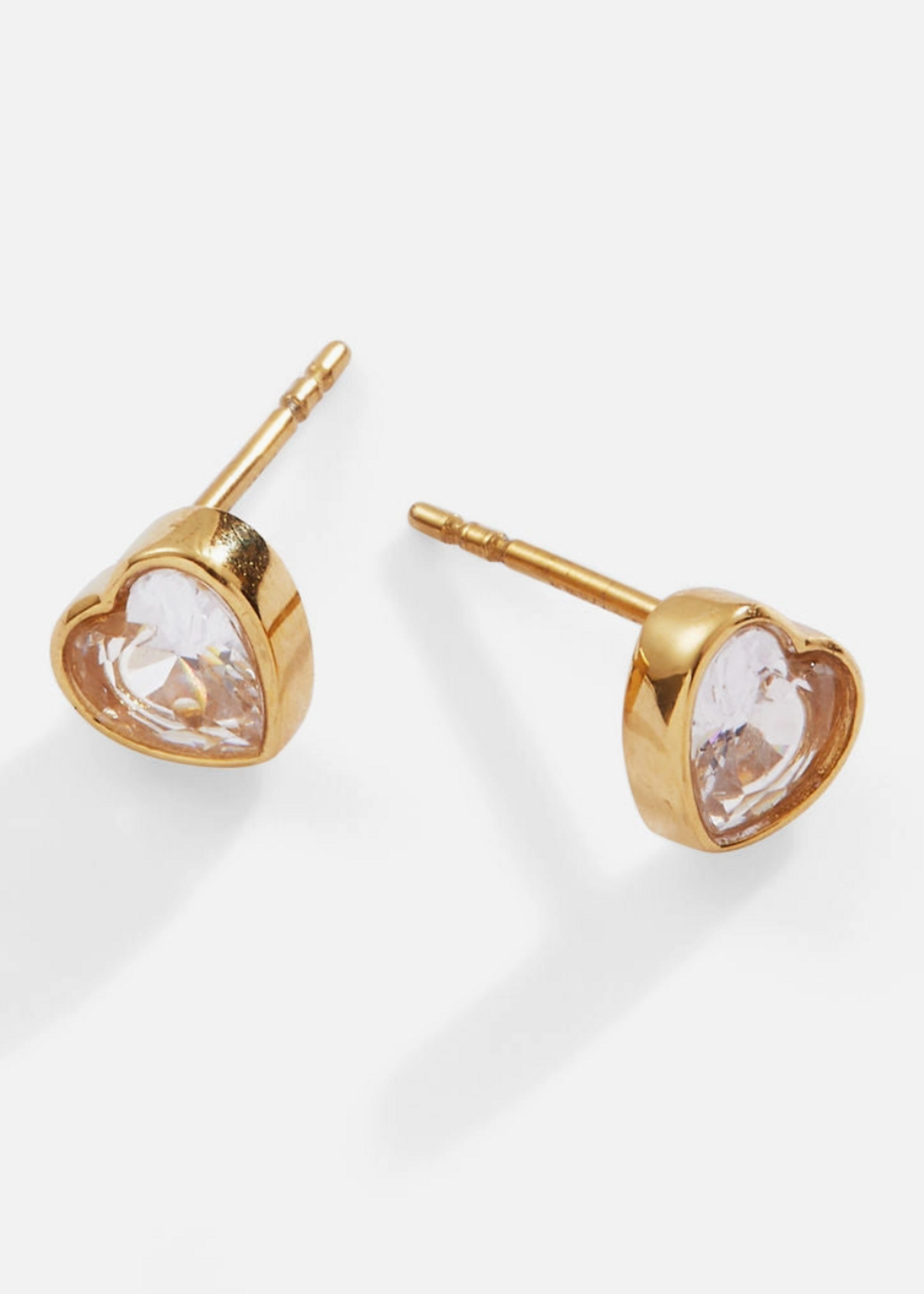 Alex and Ani Crystal Heart Mini Stud Earrings