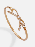 Alex and Ani Pearl Bow Coquette Tension Bangle