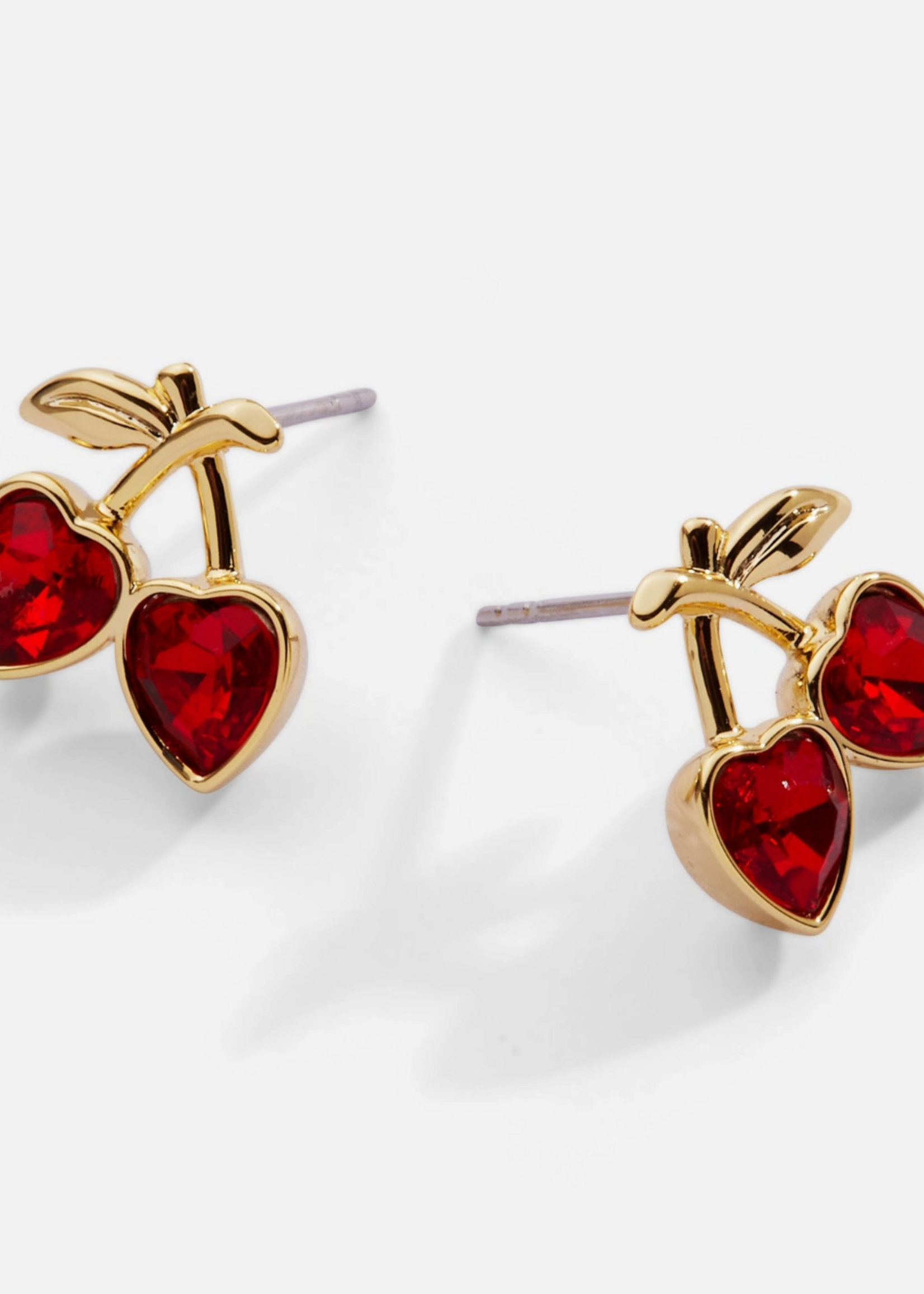 Alex and Ani My Cherry Amour Stud Earrings