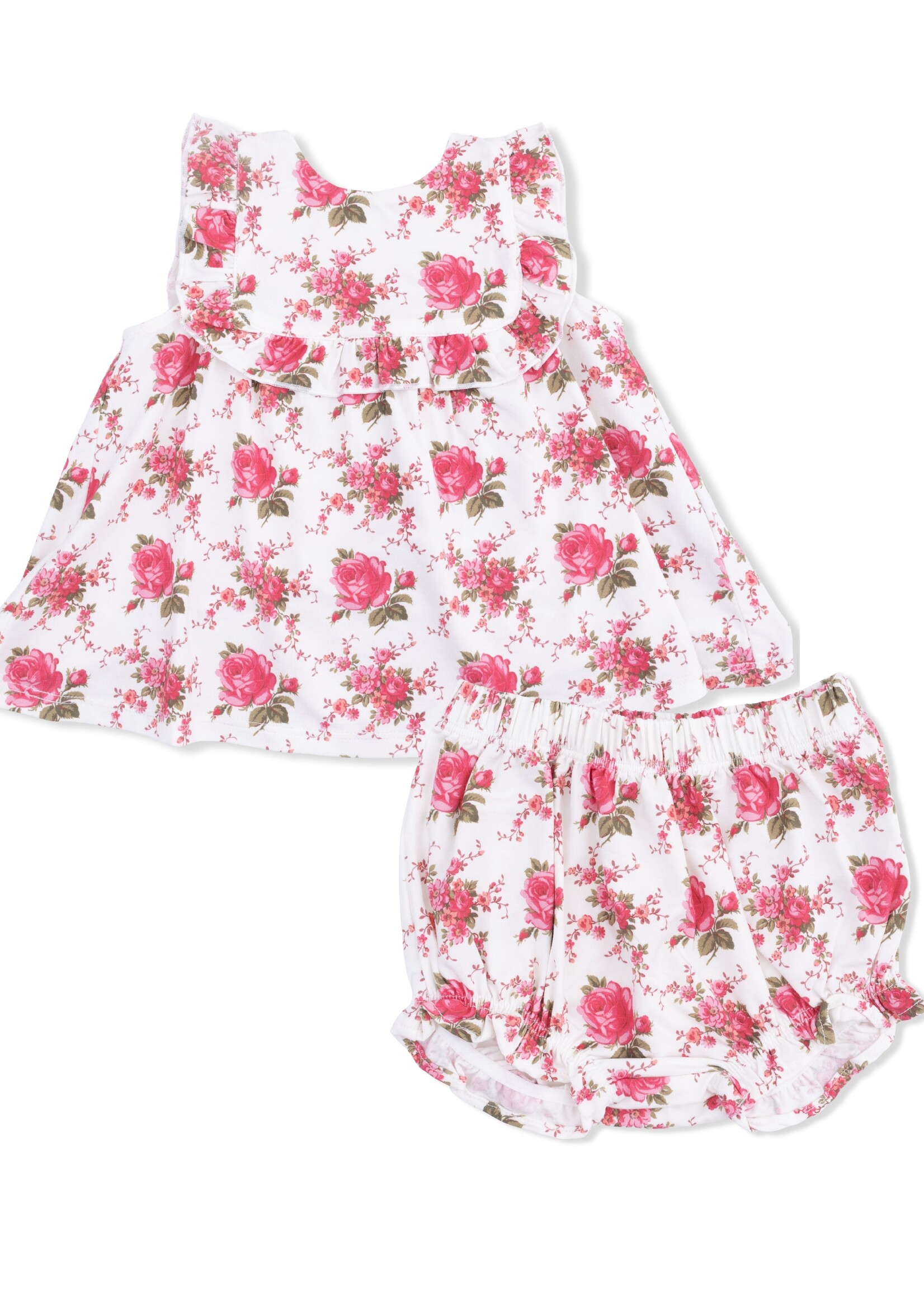Angel Dear Elegant Roses - Ruffle Top and Bloomer