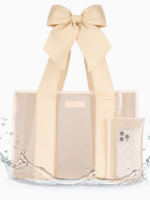 Case-Mate Case-Mate Ecru Raffia Bow Jelly Tote Bag