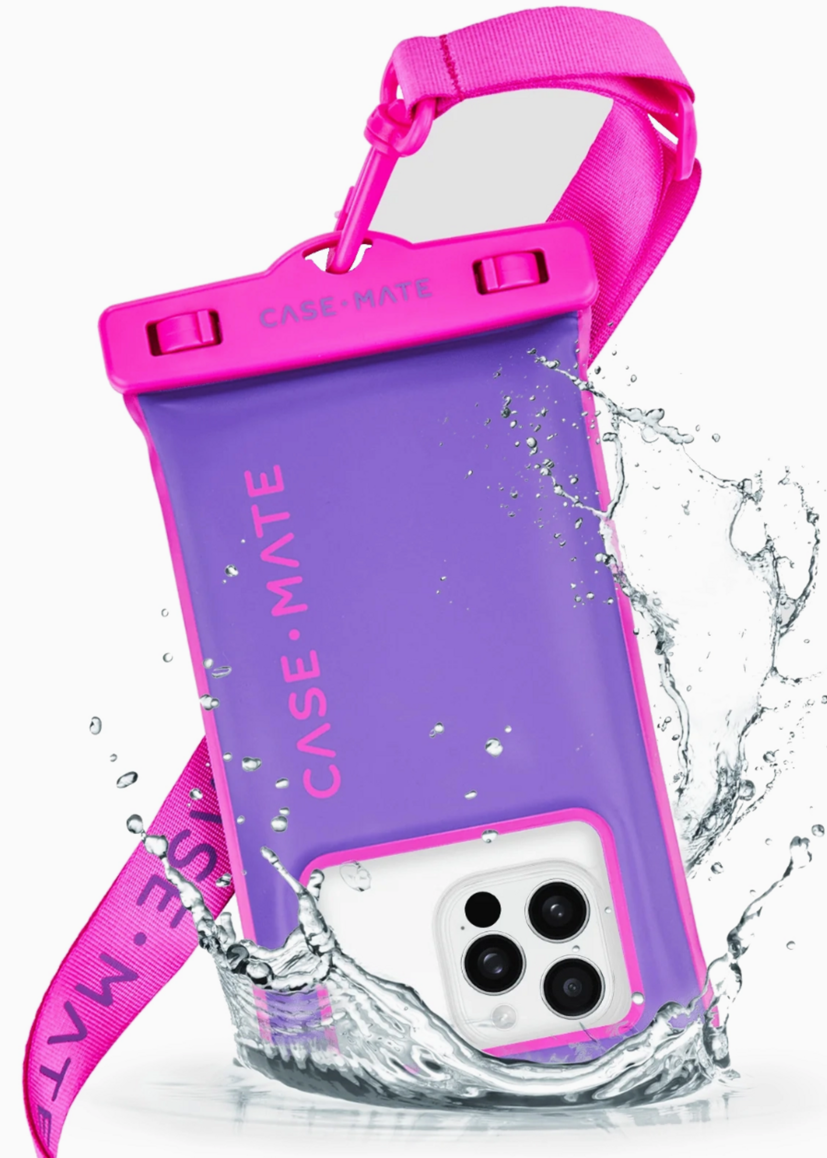 Case-Mate Waterproof Floating Pouch - Phone Pouch  Purple Paradise