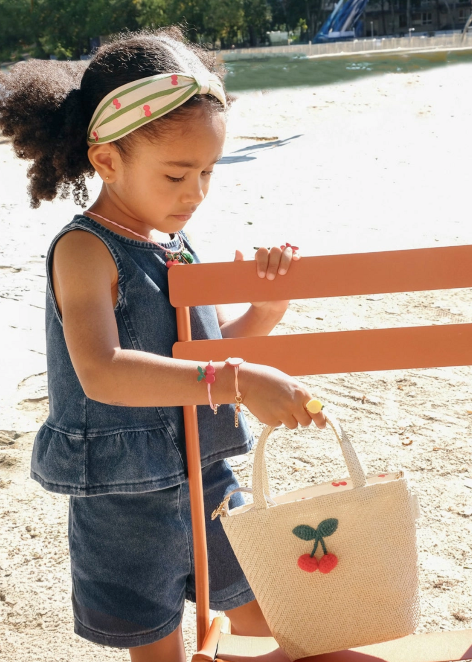 Rockahula Cherry Kiss Stripy Headband