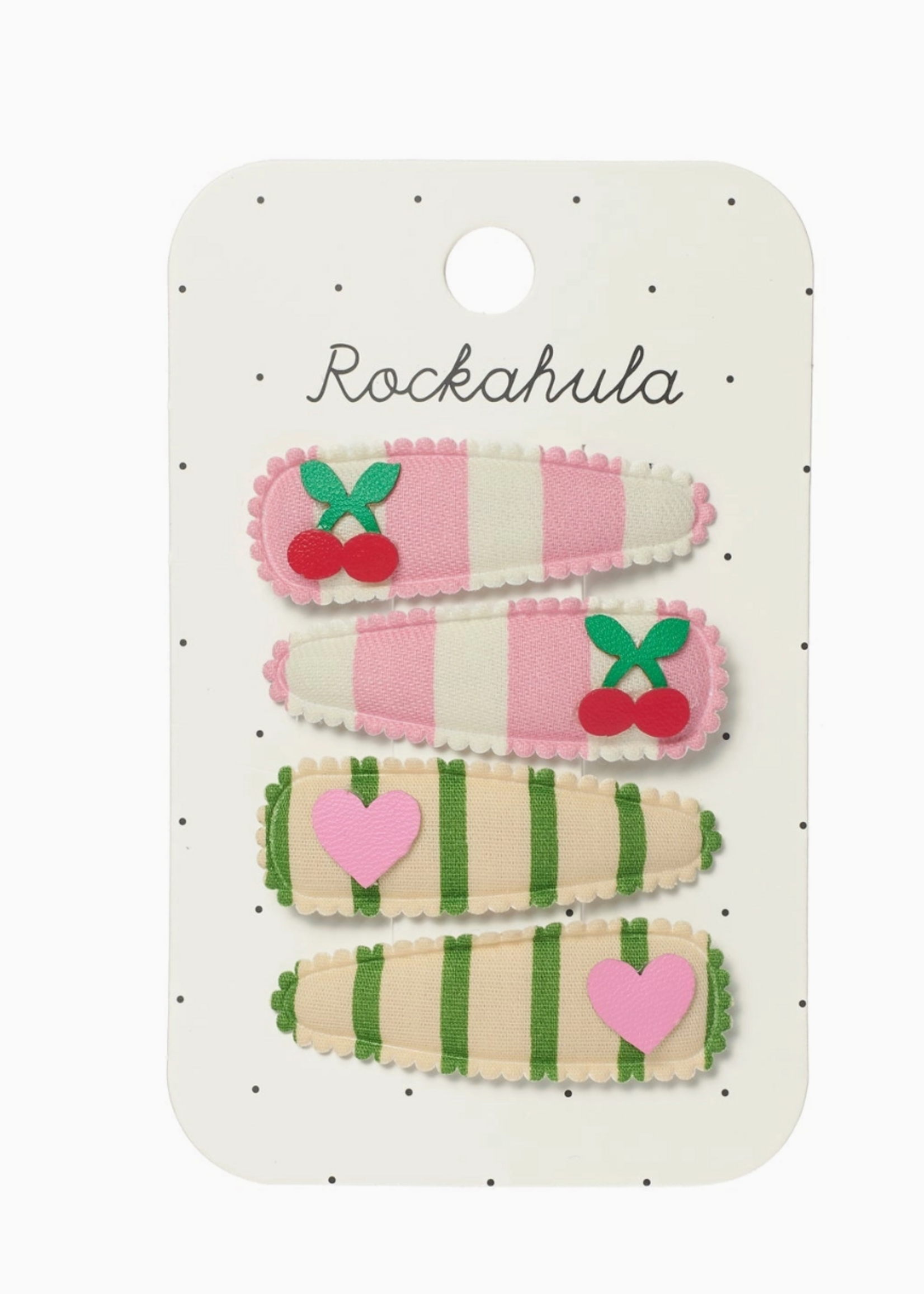 Rockahula Cherry Kiss Fabric Clip Set