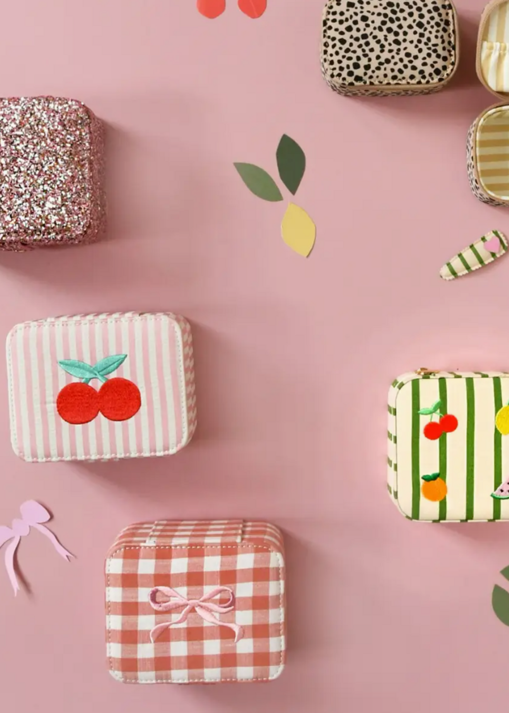 Rockahula Gingham Bow Jewellery Box