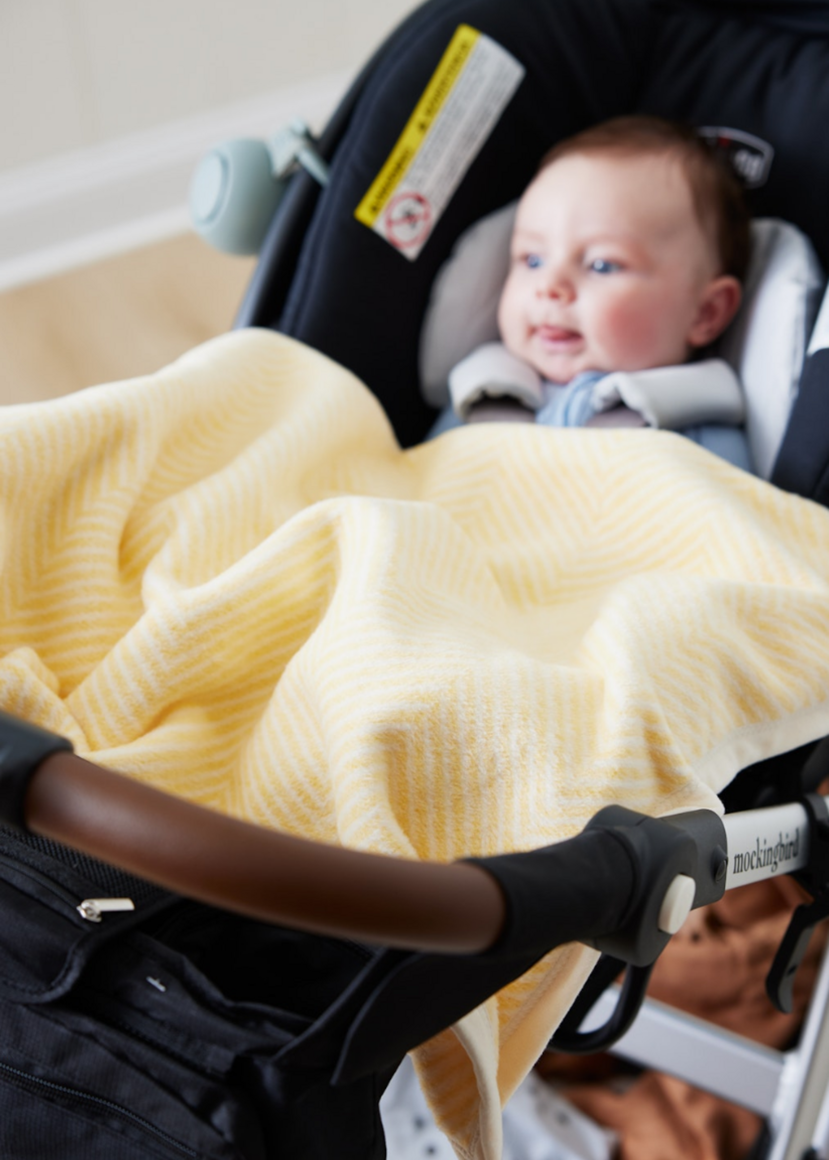 Chappywrap Harborview Herringbone Butter Yellow Mini