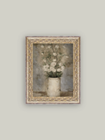 Petal Lane Home Long Stem Roses Framed Antique Art  8x10