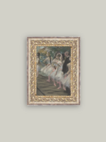 Petal Lane Home The Ballet Framed Antique Art  5x7