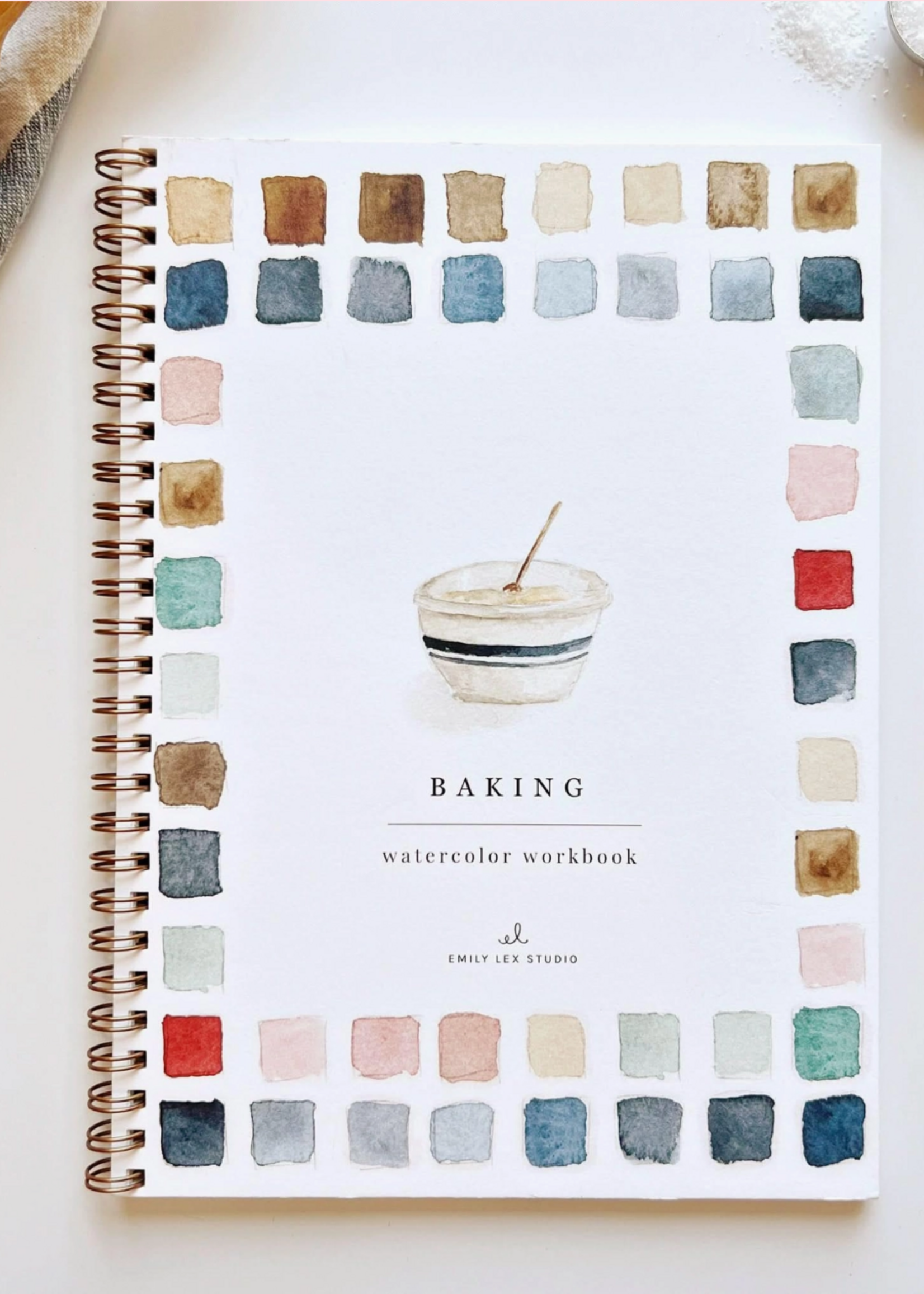 Emily Lex Studio Baking Watercolor Workbook