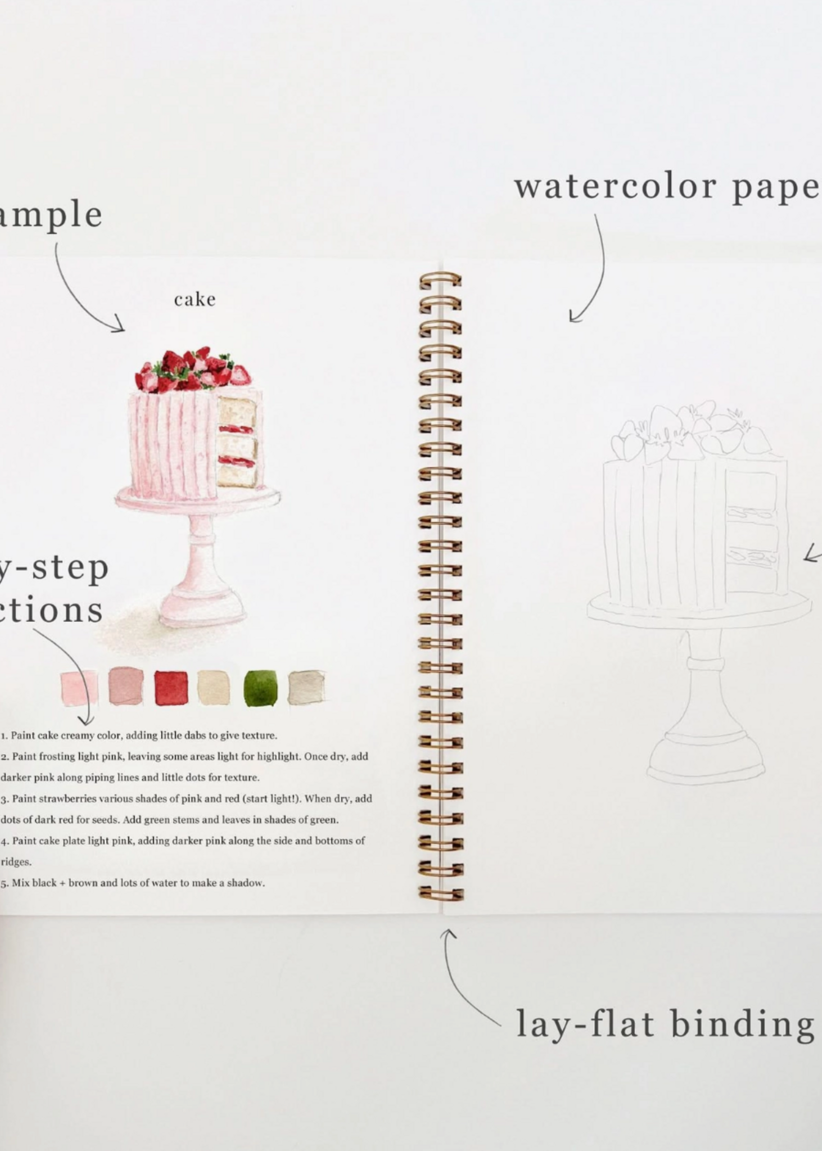 Emily Lex Studio Baking Watercolor Workbook
