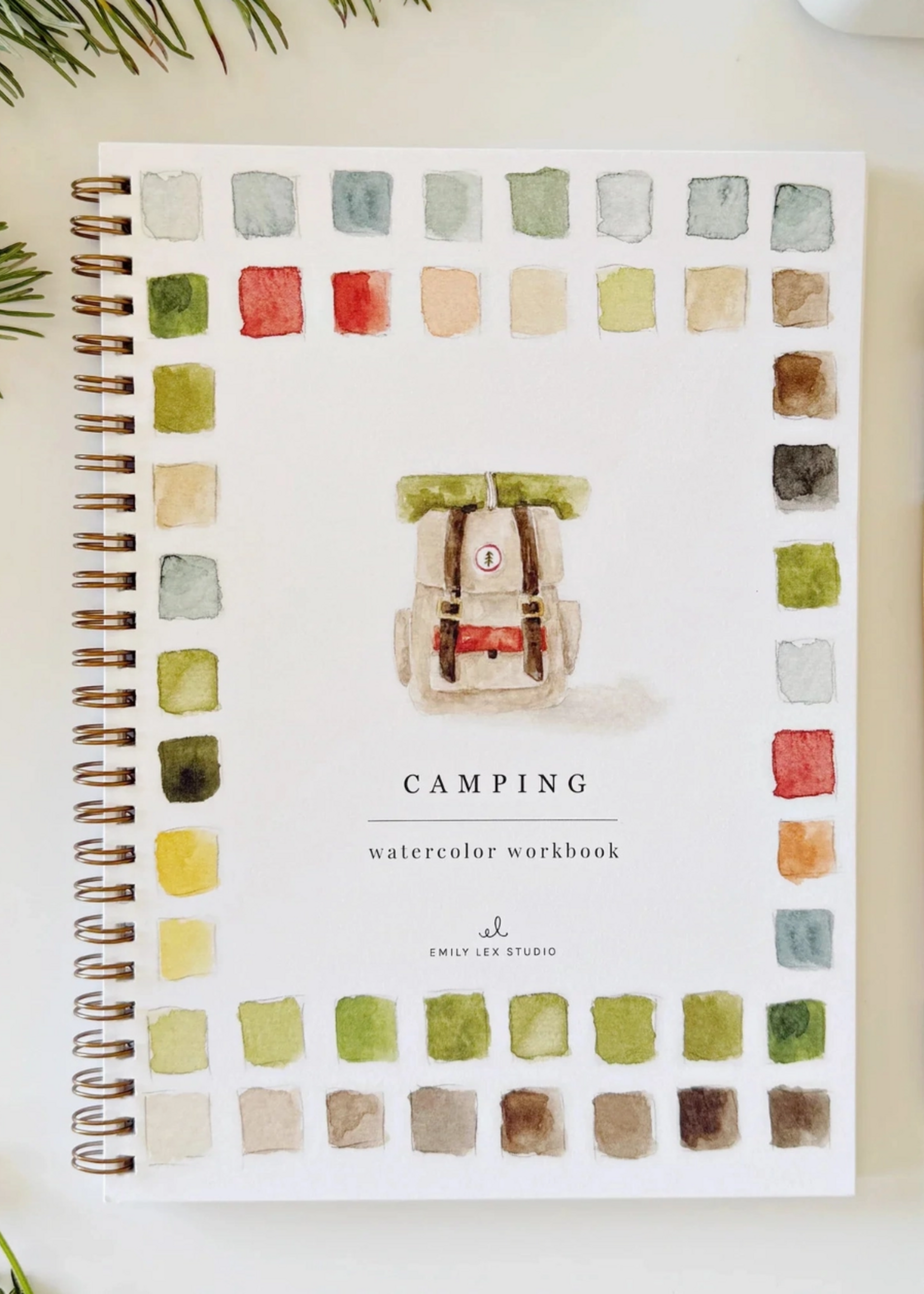 Emily Lex Studio Camping Watercolor Workbook
