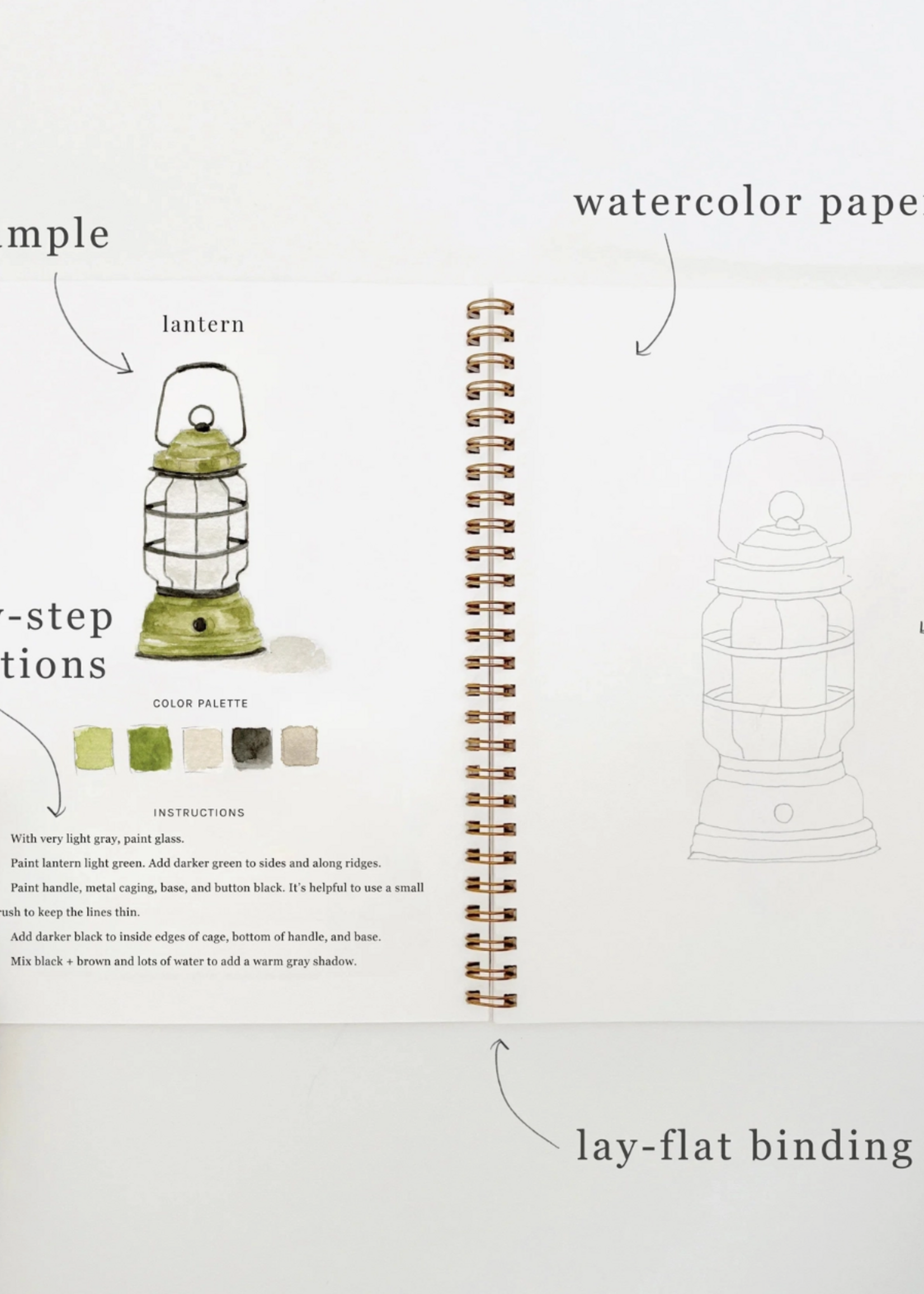 Emily Lex Studio Camping Watercolor Workbook