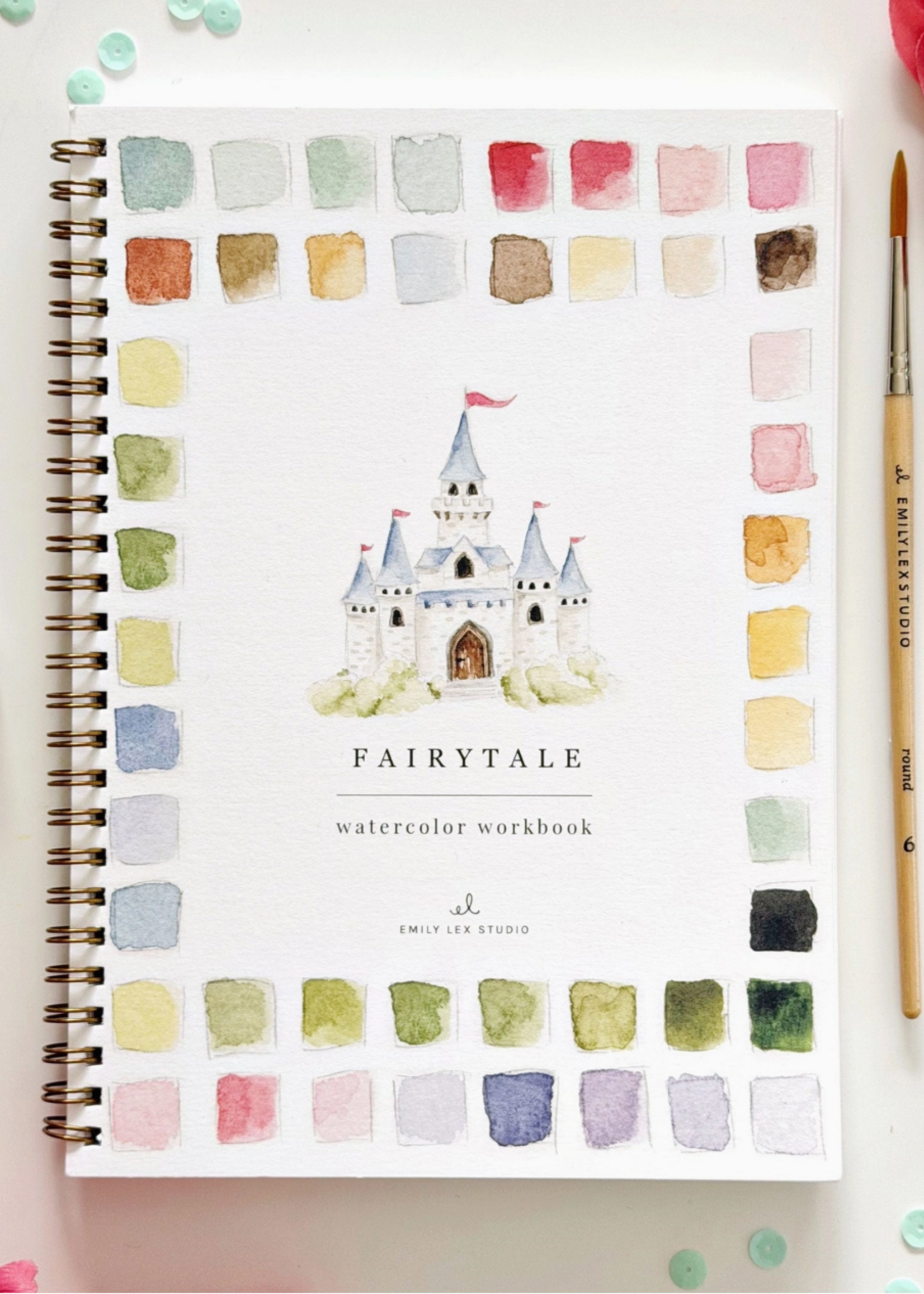 Emily Lex Studio Fairytale Watercolor Workbook