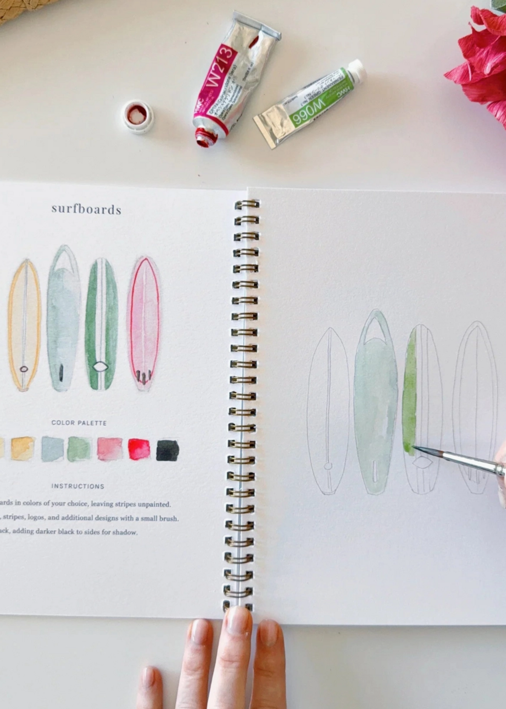 Emily Lex Studio Tropical Watercolor Workbook