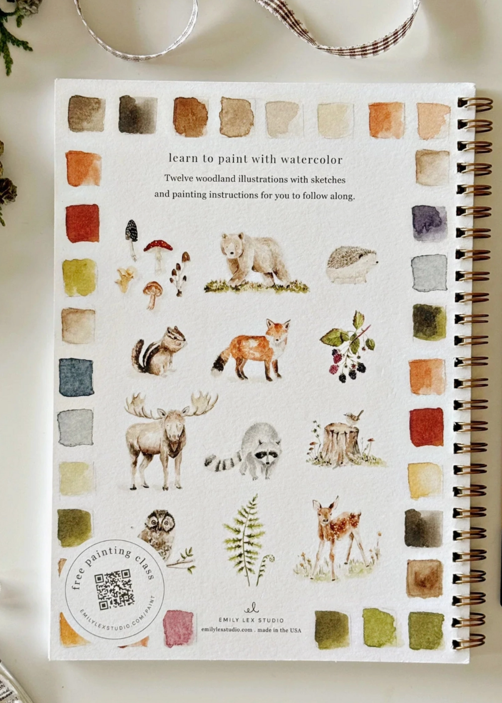 Emily Lex Studio Woodland Watercolor Workbook