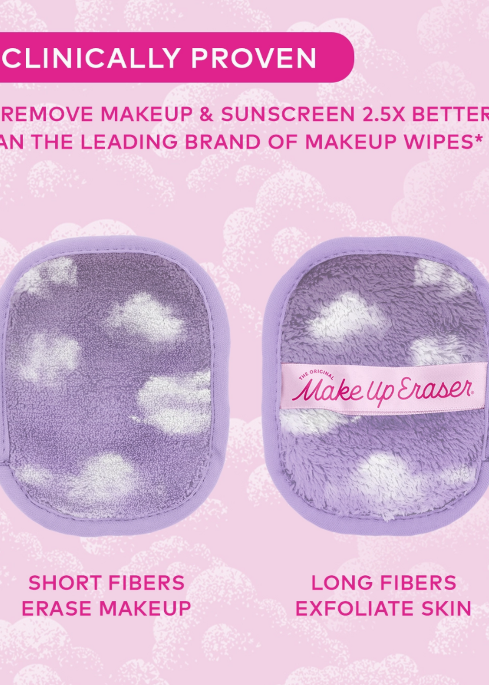 MakeUp Eraser Cloud 9 Makeup Eraser 7-Day Gift Set & Cosmetic Bag
