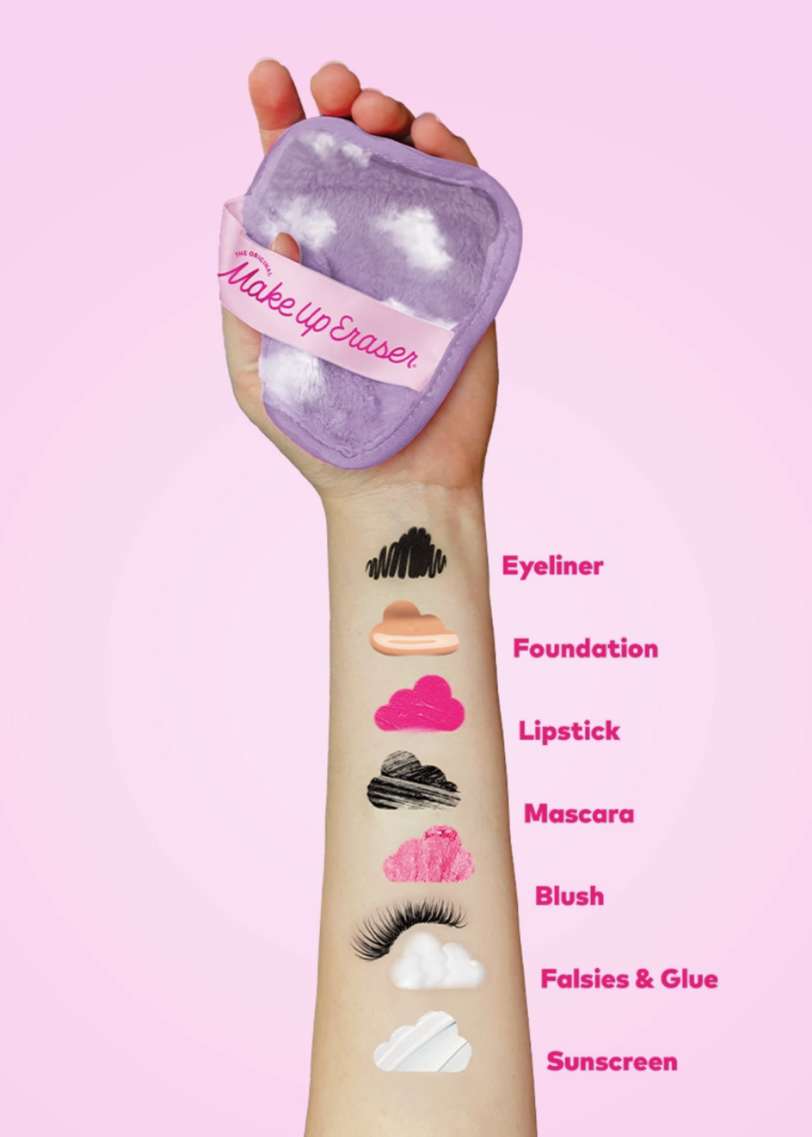 MakeUp Eraser Cloud 9 Makeup Eraser 7-Day Gift Set & Cosmetic Bag