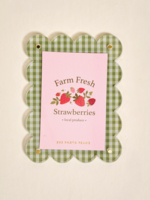 The Darling Effect Mini Acrylic Picture Frame Magnet-Farm Fresh Strawberries