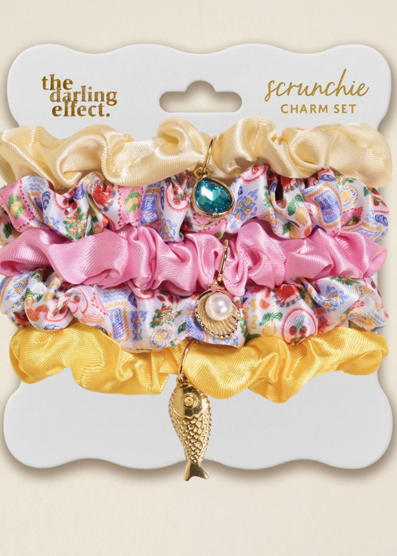 The Darling Effect Scrunchie Charm Set–Ciao Bella