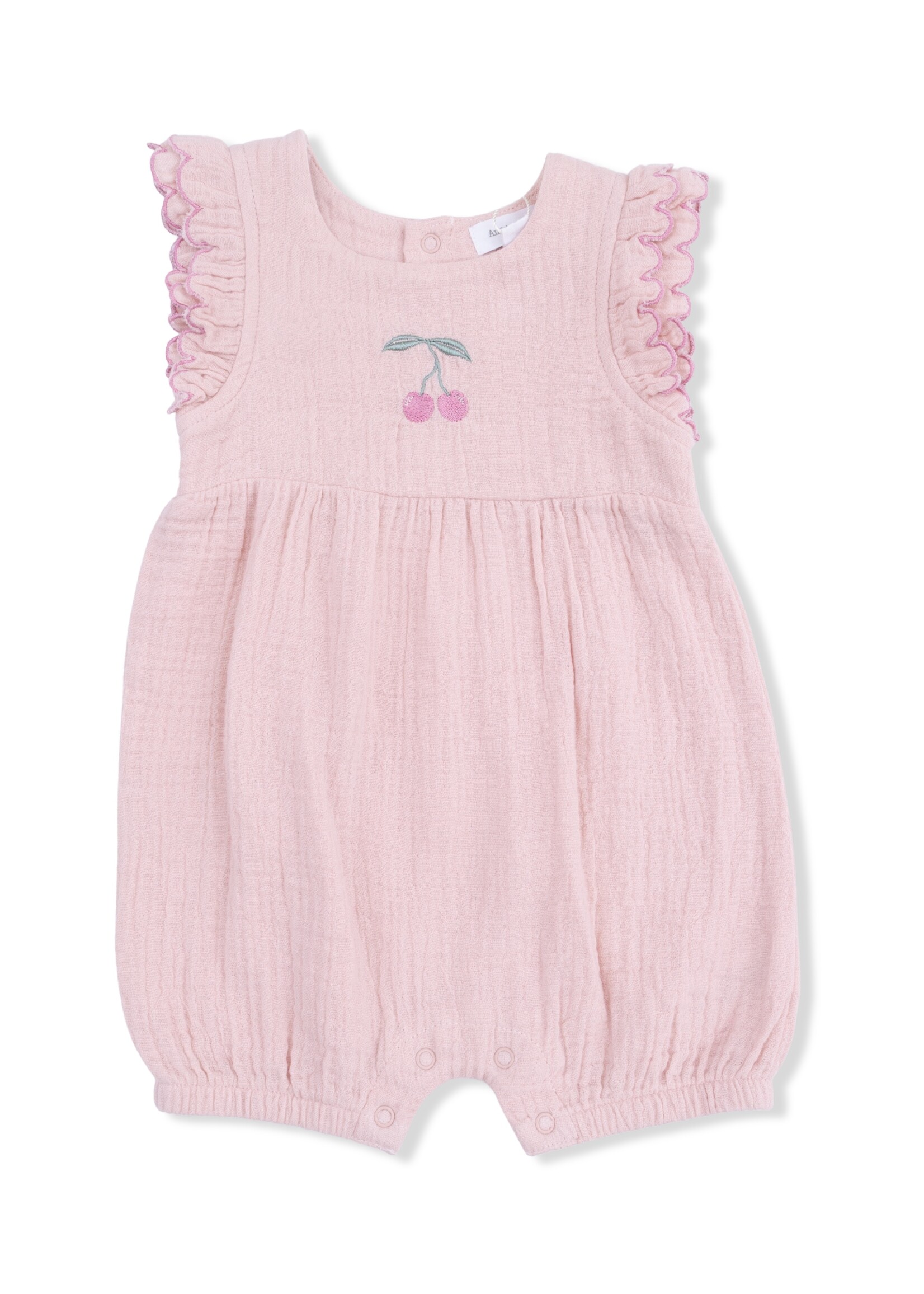 Angel Dear Solid Muslin Lotus - Scallop Ruffle Shortie