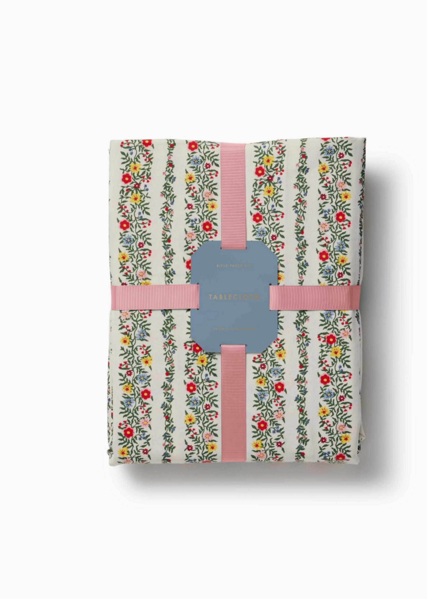 Rifle Paper Co. Rosetta Stripe Cotton Tablecloth 70x90