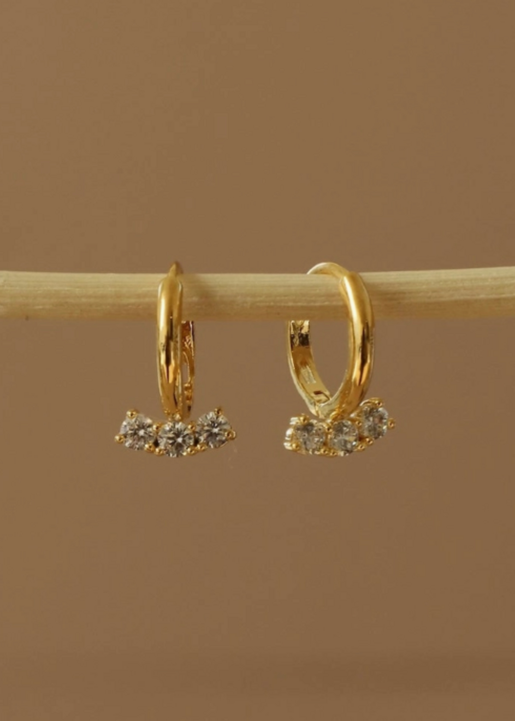 Katie Waltman The Orion Huggie - Clear