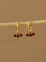 Katie Waltman The Orion Huggie - Garnet