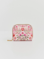 Fable England Floral Heart Pink Purse