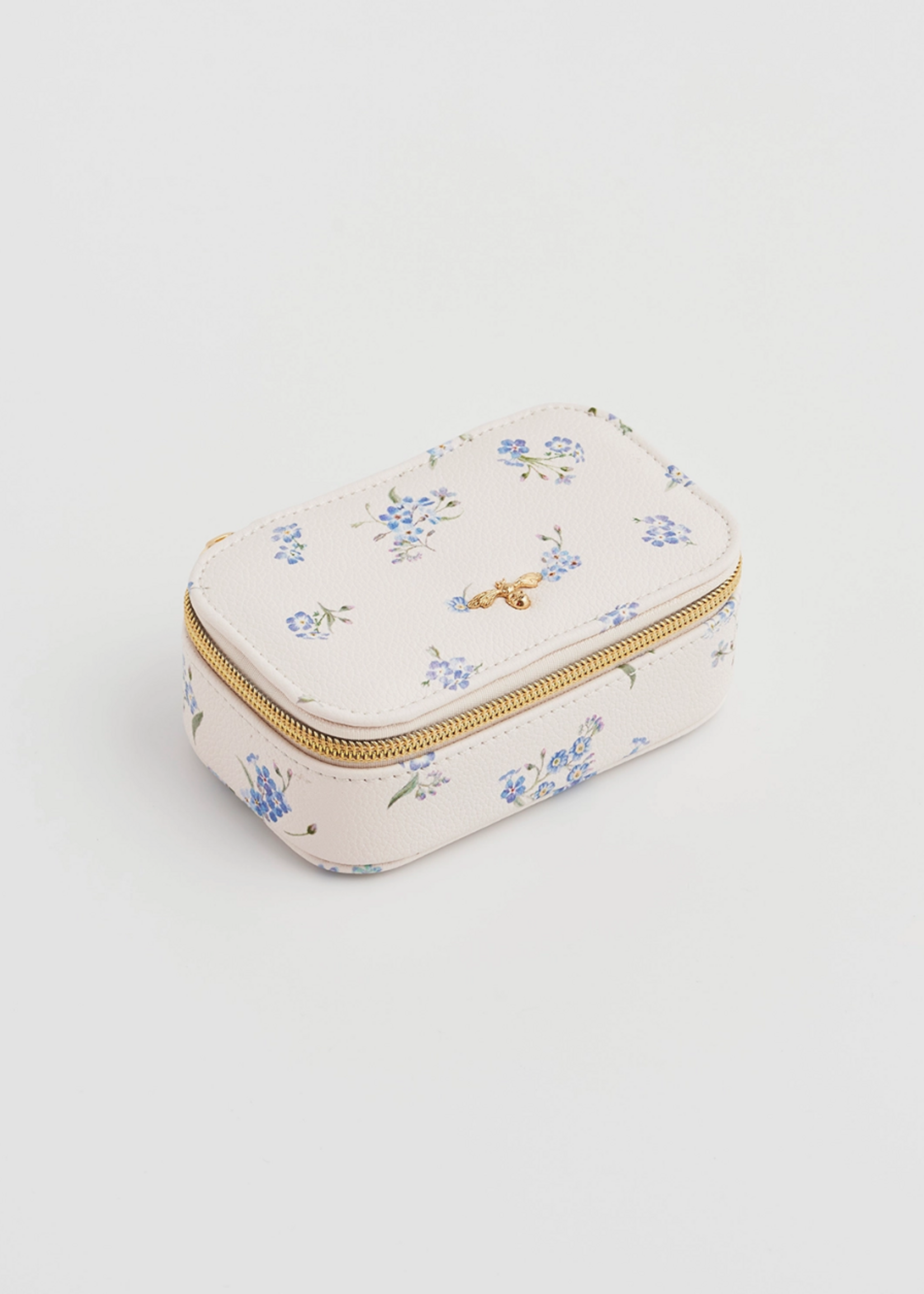 Fable England Floral Cream Jewellery Box
