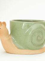 Jungle Club Snail Planter | Lagoon  M