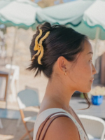 Kaxi Co Kaxi Original Wavy Hold Everything Claw  BUTTER YELLOW