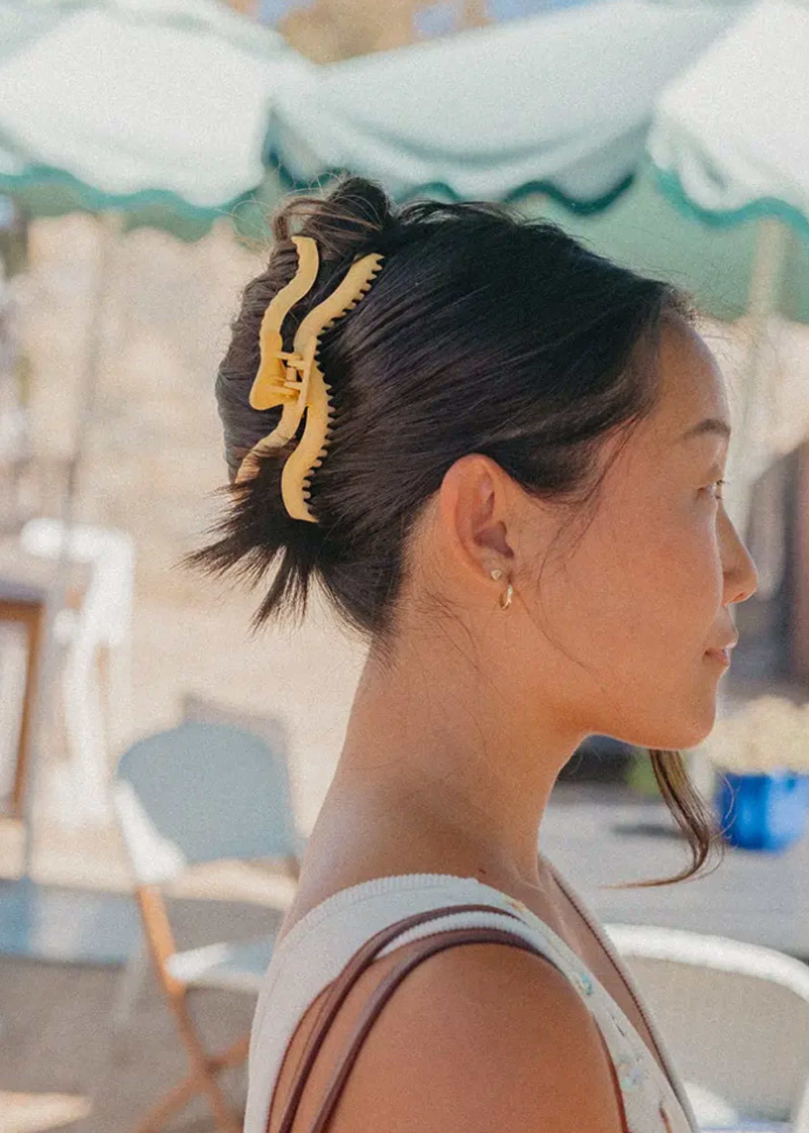 Kaxi Co Kaxi Original Wavy Hold Everything Claw  BUTTER YELLOW