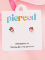 Pierced Chocolate Dipped Strawberry