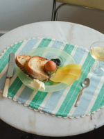 Tarta Gelatina Biscuit Placemats Set of 2 - Green/Blue